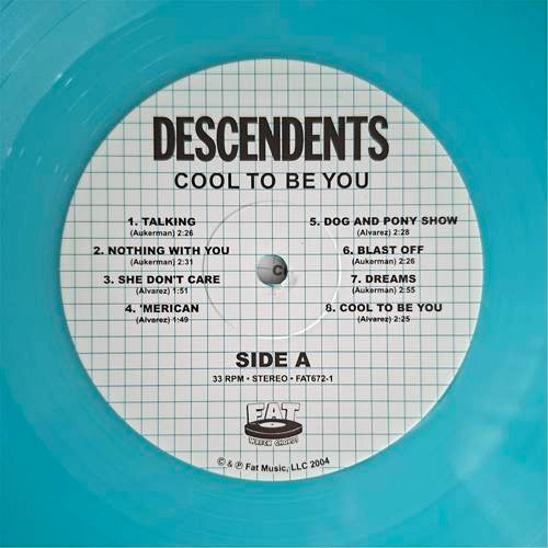 Descendents - Cool To Be You (LP, Album, Ltd, RP, Azul/Blue)