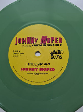 Johnny Moped Featuring Captain Sensible - God Save Our Queen, Jordan Mooney 1955-2022 (7", Single, Ltd, Green)