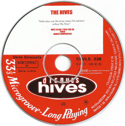 The Hives – Hate To Say I Told You So - CD Single - NEW / SEALED.