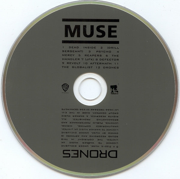 Muse – Drones - CD+DVD - Digipak - CD y DVD Muy Buen Estado / Portada Como Nueva (VG+/M-)