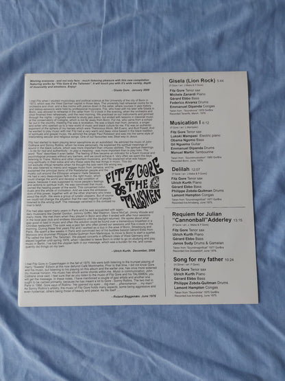 Fitz Gore & The Talismen – Fitz Gore & The Talismen - LP - 2009 - Jazzaggression Records – JALP703, Plastic Strip – PSPLP714 - Very Good Condition (M- / VG+)
