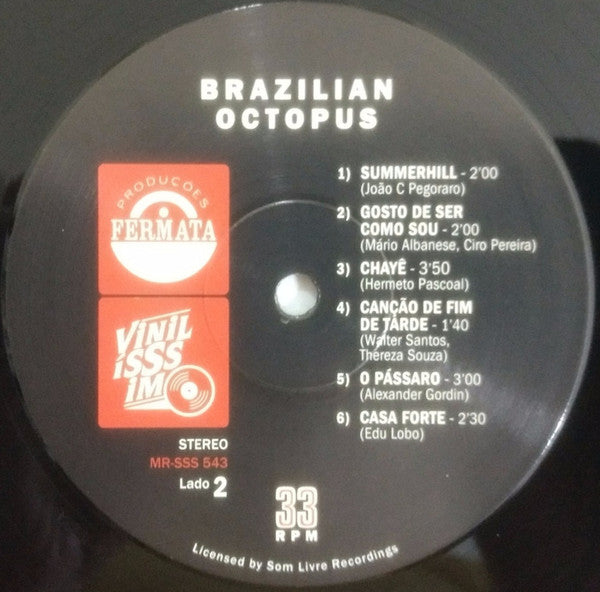 Brazilian Octopus – Brazilian Octopus - LP - 180 gr. - 2017 - ViNiLiSSSiMO – MR-SSS 543 - NEW / SEALED - NEW / SEALED.