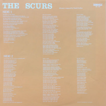 The Scurs – The Scurs - LP - With Insert - 1987 - Grabaciones Accidentales – GA-161 - Vinyl Very Good Condition / Sleeve Very Good Condition (VG++/VG++)