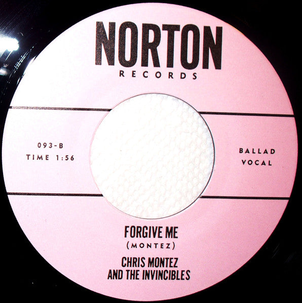 Chris Montez And The Invincibles – She's My Rockin Baby - 7" - 2001 - Norton Records – 45-093 - Like New / Like New (M- / M-)