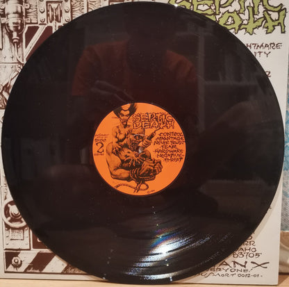 Septic Death – Need So Much Attention... Acceptance Of Whom - LP - With Insert - Unofficial - Vinyl Like New / Cover Like New (M-/M-).