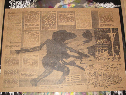 Napalm Death / Carcass – Napalm Death / Carcass - LP - Color - Live In Cardiff 1988 + Live At Planet X Liverpool 1987 - USED (M- / VG+)