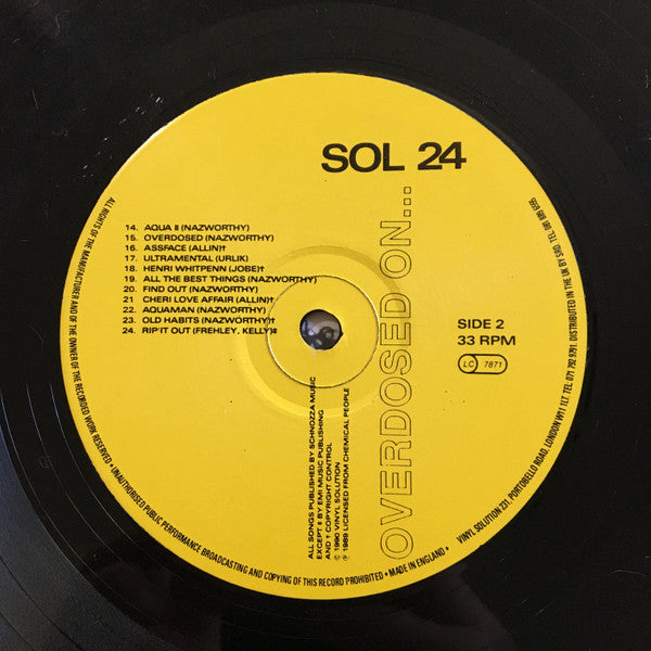 Chemical People – Overdosed On... - LP - Original Inner Sleeve / Encarte Original - Muy Buen Estado / Very Good Condition (VG+ / VG+)
