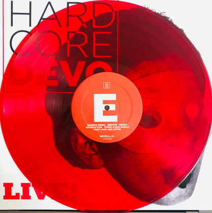 Devo - Hardcore Devo Live! (2xLP, Album, RE, Transparent Red + Opaque Yellow)