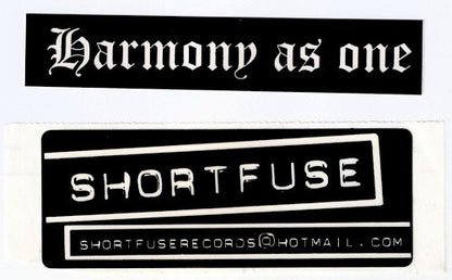 Harmony As One ‎– Stranger In Your Own Land - 7" - White - 2000 - Shortfuse Records ‎– #7