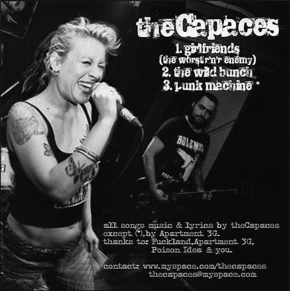 Fuckland / The Capaces - Kings Of Rockin'Rocka / Banned In Catalunya (7", EP, Clear Red)