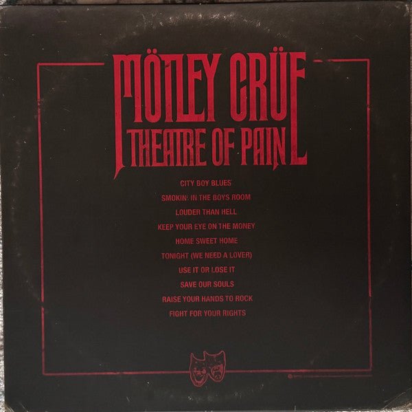 Mötley Crüe - Theatre Of Pain - LP - Color