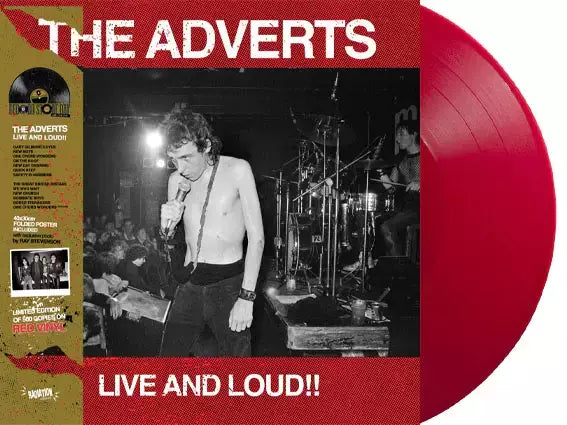The Adverts - Live And Loud!! - LP - Color