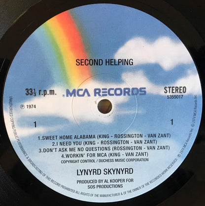Lynyrd Skynyrd - Second Helping - LP