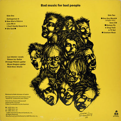 The Cramps - Bad Music For Bad People - LP